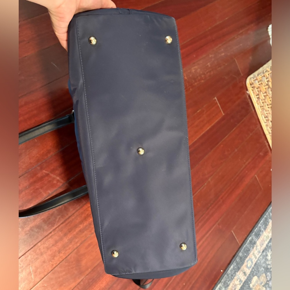 Lo&Sons OG Weekender Bag in Navy / Camel / Gold - Picture 7 of 14